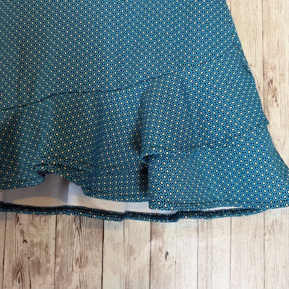 Lady Hagen Navette Blue Overlap Ruffle Golf Pickleball Skort XS - Picture 5 of 8